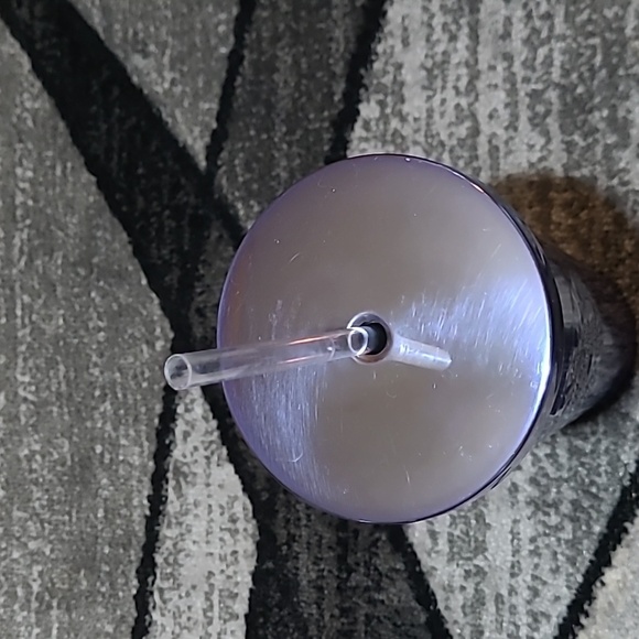 STARBUCKS 2016  SMOOTH IRIDESCENT PURPLE EMBOSSED SIREN STAINLESS STEEL TUMBLER - Picture 2 of 12